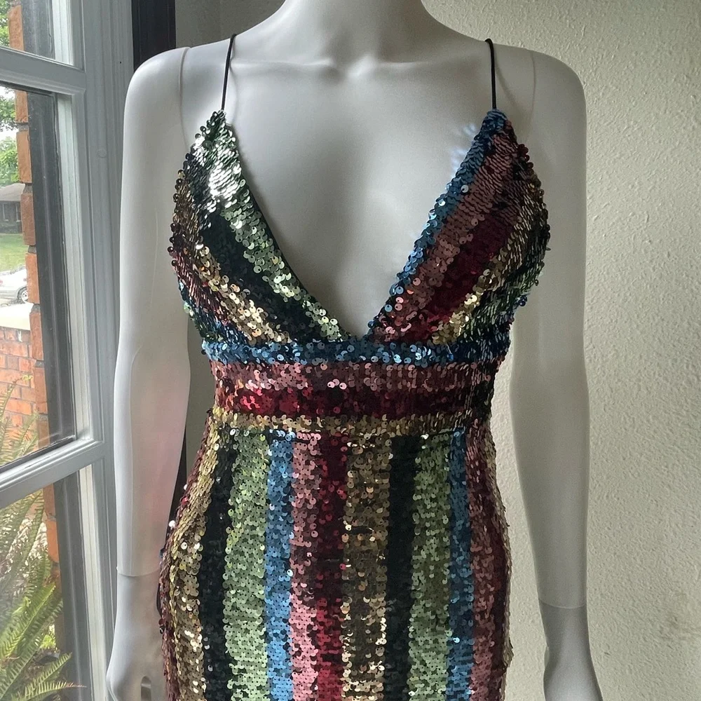 By the Way. Sequin bodycon dress - Picture 5 of 12
